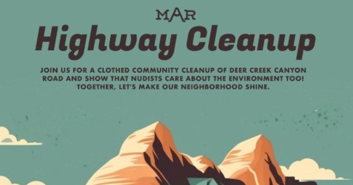Volunteer Event: MAR Highway Clean-up (RSVP with MAR Direct)